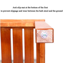 AYHa Bagno sgabello di legno di gomma panchina spogliatoio Sgabello Piazza pranzo sgabello da bagno Sgabello con impermeabile Slat Tipo Seduto Surface