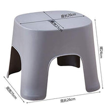 YUDIAN Sgabello in plastica addensata Sedia da Pranzo per la casa Sgabello per Il Cambio delle Scarpe Sgabello Basso Panca Piccola Sgabello Rotondo Multicolore Sgabello da Bagno Antiscivolo Little