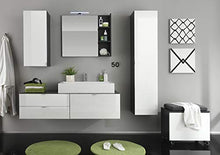 trendteam smart living Pensile da bagno Pensile da bagno, Piastra di tensione, Bianco brillante
