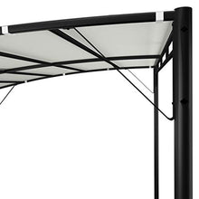 Lasamot Padiglione con Struttura in Acciaio, Padiglione da Giardino Padiglione per riunioni di Famiglia 3 x 3 x 2,25 m  Color Crema