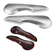Baverta Seggiolini auto Trim di regolazione - Coperchio dell'interruttore di regolazione del sedile 2 pezzi Coperchio dell'interruttore del pulsante di regolazione dei seggiolini auto Trim compatibile