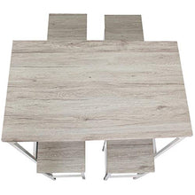 yelloo MOD. RICCIONE Set Tavolo Bar e 4 SGABELLI Beige 110x66xH110 Mobili Cucina