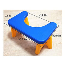 LZL Sgabello WC Multi-Funzione Antiscivolo Squatty Vatty Toilet Sgabello da Bagno Bagno Squat Aiuto Si Adatta a Tutti i Servizi igienici Vasino Tozzo (Color : Red, Dimensione : Conventional)