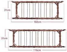COLiJOL Portabottiglie per Vino a Soffitto Portabicchieri per Vino Rosso Portabicchieri da Appendere ad Altezza Regolabile,B,102 * 31 cm