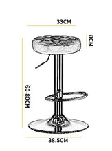 Tuqia Mobili Cucina Pranzo Sgabello, Regolabile in Altezza più Spesso Cuscino Bar Stool Ufficio dispensa Cafe Bar Restaurant contatore Altezza Sgabello Casa Arredamento