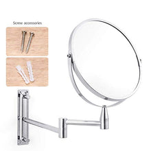 SGSG Specchio da Bagno con ingrandimento 1X5X Estensibile da 8 Pollici Specchio da Bagno Specchio da Parete per Trucco Specchio Intelligente