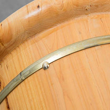 NUBAOgy Barile del Bagno del Piede del Cedro, Pediluvio di Legno, Pediluvio della Famiglia, Pediluvio di Massaggio di Digitopressione, Pediluvio Coperto, Regalo Domestico di Salute, 27cm
