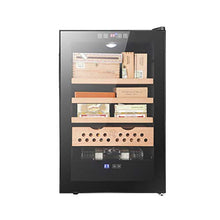 EVEN Cedar Humidor Cigar Cooler con capacità di 400 sigari, Controllo della Temperatura Intelligente, Raffreddamento Dual-Core