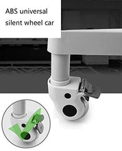 Xiao Jian- Utility Spesa Medica, Carrello Heavy-Duty con 2 cassetti, di Grande capacità Spesa for ospedali, cliniche Private, Infermiere Carrelli di Servizio