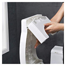 RONGJJ Sgabello per WC con Gradino Accovacciato, Sgabello per WC Antiscivolo per Bagno Strumento per Lo Squat - Guarigione Contro La Stitichezza - più Sano, White