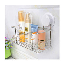 &ripiano di stoccaggio Rack di stoccaggio, ventosa Mensola del bagno Unità di scaffalature for scaffali di finitura ad angolo in acciaio inossidabile a parete senza perforazione Scaffale di finitura