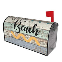 Life is Better To The Beach - Copertura magnetica per cassetta postale per giardino, giardino, cortile, dimensioni standard, 53 x 45 cm