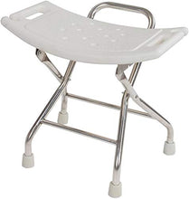 Sgabello da bagno Pieghevole Doccia Chair 304 di piegatura dell'acciaio inossidabile Doccia Sedile Sgabello for anziani / disabili AntiSlip doccia Sedile Sgabello con blocco di sicurezza e maniglia Ba