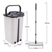 SSAYY Spray Mop Sistema Mop E Secchio di qualità Premium con Lavaggio A Mano Gratuito Sostituzione Testina in Microfibra Uso su Piastrelle in Laminato per Pavimenti in Legno