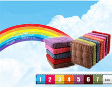 Pillowcase Cuscino per Sedia ordinario, Cuscino per Sedia da Ufficio, Cuscino per Supporto da Giardino, Arancione, Cuscino per Sedia in 1 Pezzo, 38 * 38 cm