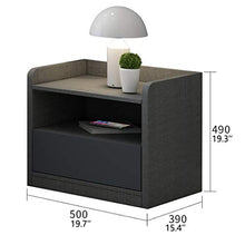 Comodino Comodino con tabelle cassetto Storage-End mobili e Comodino Tavolino for la casa, Camera da Letto, Ufficio, Residenza Universitaria Comodini Letto (Dimensione : B)
