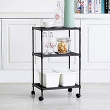 BLWX LY Organizzatore di Servizi for la casa di Piccole Dimensioni a 3 Piani, ripiano da Cucina Semplice, Rack di stoccaggio Mobile for Forno a microonde, Soggiorno, Bagno, Camera da Letto