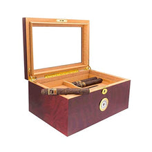 NIHAOA Accessori del Sigaro Corrosione Cigar Box-25-50 Cigar Humidor Desktop Mogano Buon apporto di umidità
