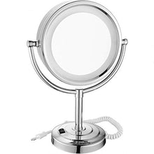 AJH Home Specchio da toeletta Specchio da Trucco Specchio da Trucco Specchio da toeletta Illuminato a LED Specchio ingranditore Specchio da Bagno Girevole a 360 Gradi SPE