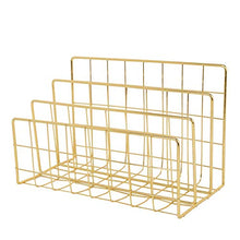 Organizzatore da scrivania, ferro da stiro, scrivania per riviste, organizer in metallo, porta giornali, organizer per trucchi, accessori da scrivania per ufficio, casa, scuola