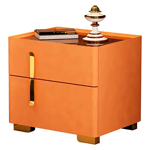 Yyqx comodino comodino comodino semplice e moderno armadio armadio camera da letto comodino europeo comodino comodino (colore: arancione)