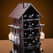 LHQ-HQ Wine Rack Decorazione della casa in Legno Cucina Soggiorno Bicchiere di Vino Vino Bar Rack cremagliera Wine Cafe
