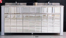 B01 Marmo design di lusso bagno commode * * doppio lavabo unità doppio lavabo 54,5 x 81,4 x 174,3