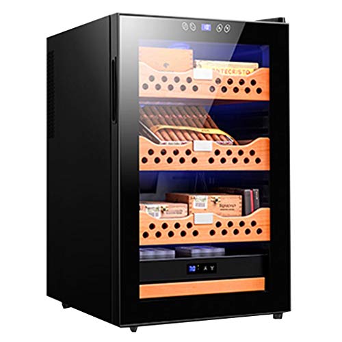 Umidificatori Humidor Piccolo Mobiletto Per Sigari Interno 70L Armadio Per Sigari Con Mensola In Legno Per Umidità Armadio Per Sigari A Temperatura Costante Di Precisione Elettronica Di Piccole Dimens