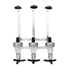 Chutoral, 3 bottiglie di liquore, supporto da parete in lega di alluminio, portabottiglie, dispenser per birra alcolica, dispenser per vino da bar