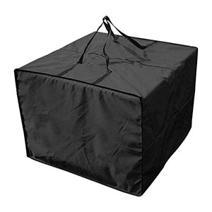 Cuscino da giardino impermeabile quadrato per mobili da cortile, cuscino protettivo con cerniera e maniglie, per mobili da esterno, cuscini da divano, 80 x 80 x 60 cm