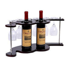 MKXF Scaffale per Vino Decorazione per armadietto per Vino Decorazioni per Bicchieri da Vino