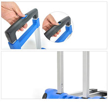 Carrello Portatile Pieghevole per Carrello Trolley in Lega di Alluminio (Colore : D)