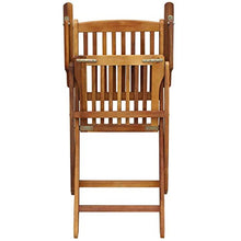 vidaXL Legno Massello di Acacia Set da Pranzo per Esterni 7 pz Tavolo e Sedie