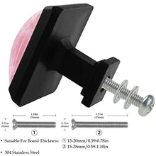 Amore rosa 3 PCS Pomelli per Porta, Pomolo per Mobile, Pomelli per Mobili con Viti, Maniglia per Armadietto, Pomelli per Porta, Pomelli per Cassetti per Porta, Armadio, Cassetto e Credenza