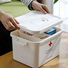WYH Chiaro Medicine Chest Layered Famiglia Portatile Medical Domestica Grande capacità Medicina Storage Box Bambino Medicina Box Ragionevole