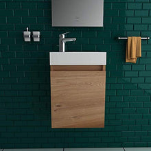Alpenberger Lugano 400 (Bamboo), set di mobili da bagno preassemblati da 40 cm | Mobiletto sottolavabo con funzione Soft Close | Soluzione di arredamento elegante e salvaspazio