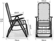 Sedia reclinabile pieghevole da giardino, sedia da giardino, sedia da pausa per il pranzo e la pausa del pranzo, sedia multifunzione regolabile (colore: sedia) + curHION
