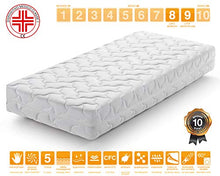 Marcapiuma - Materasso Singolo Memory Bio 80x190 Alto 22 cm - Rainbow Plus - H3 Rigido Dispositivo Medico Rivestimento Silver sfoderabile - Antiacaro Antibatterico Anallergico - 100% Made in Italy