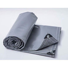 MTYLX Telo Multiuso per Esterni ， Telo, Telo Protettivo Impermeabile Resistente Allo Strappo con Occhielli Copertura Resistente 19 Misure per Mobili da Giardino, Piscina, Auto, Camion 500G / M²,Grigi