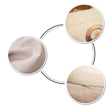VARIJOY - Set di 2 federe decorative per cuscino da esterni, in cotone e lino, per giardino, per patio, tenda, balcone, divano, 45,7 x 45,7 cm