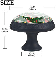 Modelli di calza di Natale Pomelli per Porta Set di 4 Pomelli per Mobili Manopole per Cassetti Cucina Armadio Vetro