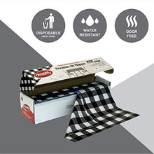 Neatiffy 137,2 cm x 32,9 m Rotolo di Tovaglie di Plastica USA E Getta, per Picnic, Feste, Banchetti, Black & White Checkered