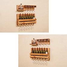 WAN Scaffale per Vino Scaffale per Vino Scaffale per Vino Scaffale per Vino | Supporto per Bicchieri Supporto per calici per Vino Appeso controsoffitto per Ripiani in Vetro per ristoranti, Bar,