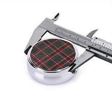 Plaid tondo pillola contenitore 3 scomparti in metallo medicina caso vitamina organizzatore titolare scatola decorativa per viaggi all'aperto