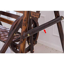 HLZY Grande aliante all'aperto con Supporto, 3 Person Garden Swing Furniture Arredi Mobili Patio Swing Salotto all'aperto Sedia Lazy Dzeche Hammocks Banco oscillante Set Perfetto