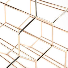 BYARSS Portabottiglie per Vino, Forma Geometrica Moderna Portabottiglie per Vino Simpe Portabottiglie in Metallo per casa Portabottiglie per Vino compatte Espositore per ripiano