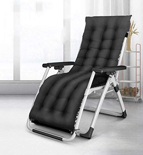 FACAZ Sedie da Giardino Pieghevoli reclinabili a gravit脿 Zero Sedia a Sdraio Oversize per impieghi gravosi, Sdraio da Spiaggia con Cuscini