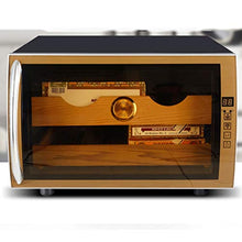 XZJJZ Cigar Humidor Gabinetto Semplice Moderna Cedar Legno Solido termostatica, idratante Sigaro Gabinetto Governo del Vino, 360 ° Circolare Aria Sistema di Raffreddamento