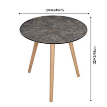 ZhuFengshop Tavolino Tavolino Geometrico Tavolino Tavolino Tavolino Tavolino Rotondo Creativo Comodino Side Table (Size : 40×40×42cm)