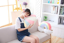 MJTP Arcobaleno Cuscino Morbido Cuscino Arcobaleno Peluche della Cuscino Divano Sedia Letto Decorazione Cuscini farcito Giocattolo Regalo (Style-A)
